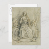 Madonna und Kind 3 Postkarte (Vorne/Hinten)