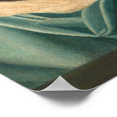 Madonna und Kind - A Verrocchio Kunstmuseum Monte Poster (Ecke)