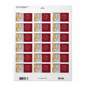 Madonna und Kind - Abstrakte Rücksendeadresse Adressaufkleber (Vorne)