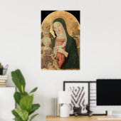Madonna und Kind - B. di Giovanni Kunstgewerbe Poster (Heimbüro)