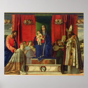 Madonna und Kind (Barbarigo Altarpiece) 1488 Poster