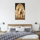 Madonna und Kind begeistert Leinwanddruck (Insitu (Schlafzimmer))