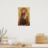 Madonna und Kind begeistert von Donor Vulciano Poster (Küche)