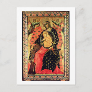 Madonna und Kind begeistert von zwei Entwicklern Postkarte