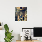 Madonna und Kind begeisterten zwischen SS. Francis Poster (Heimbüro)