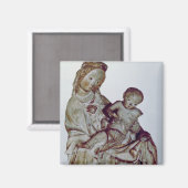 Madonna und Kind, bekannt als Krumauer Magnet (Vorderseite/Rückseite)