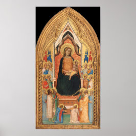 Madonna und Kind - Bernardo Daddi Kunstmuseum Poster
