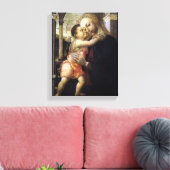 Madonna und Kind - Botticelli - c1500 Leinwanddruck (Insitu (Wohnzimmer))