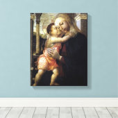 Madonna und Kind - Botticelli - c1500 Leinwanddruck (Insitu (Holzboden))