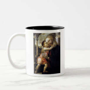 Madonna und Kind - Botticelli - c1500 Zweifarbige Tasse