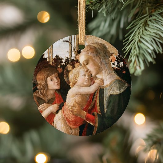 Madonna und Kind | Botticelli Keramik Ornament