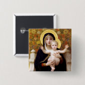 Madonna und Kind Button (Vorne & Hinten)