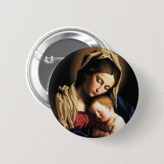 MADONNA UND KIND BUTTON (Vorne & Hinten)