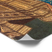 Madonna und Kind - Byzantinisches Kunstmuseum Poster (Ecke)