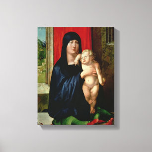 Madonna und Kind, c.1496-99 Leinwanddruck