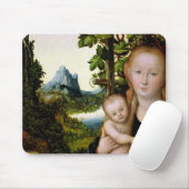 Madonna und Kind, c.1525 Mousepad (Mit Mouse)