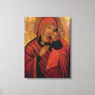 Madonna und Kind, c.1650 (Platte) Leinwanddruck