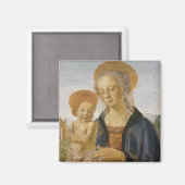 Madonna und Kind, ca. 1470 Magnet (Vorderseite/Rückseite)