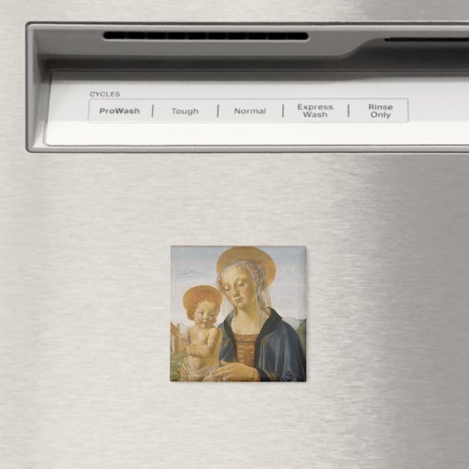 Madonna und Kind, ca. 1470 Magnet (In Situ (Geschirrspüler))