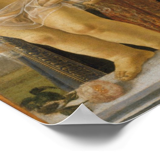 Madonna und Kind, ca. 1470 Poster (Ecke)