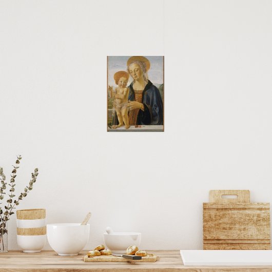 Madonna und Kind, ca. 1470 Poster (Küche)