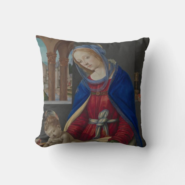 Madonna und Kind, ca. 1483-4 Kissen (Vorderseite)