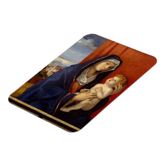 Madonna und Kind, ca. 1485 Magnet (Linke Seite)