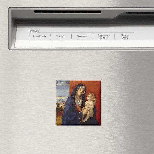 Madonna und Kind, ca. 1485 Magnet (In Situ (Geschirrspüler))