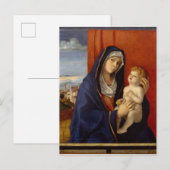 Madonna und Kind, ca. 1485 Postkarte (Vorne/Hinten)