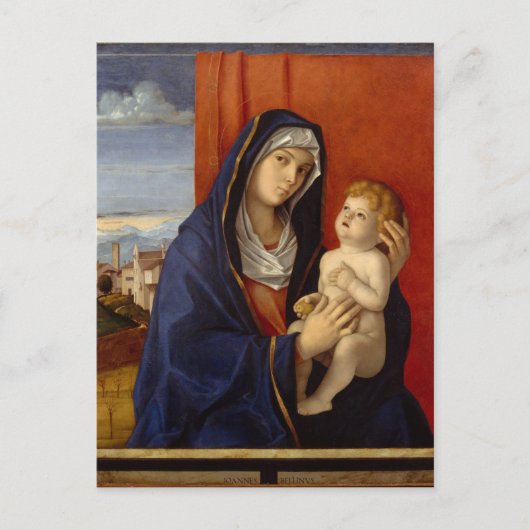Madonna und Kind, ca. 1485 Postkarte (Vorderseite)