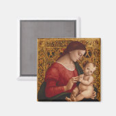 Madonna und Kind, ca. 1505-07 Magnet (Vorderseite/Rückseite)