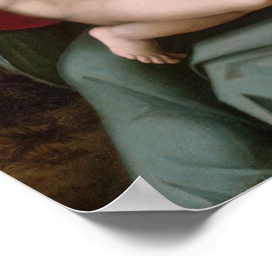Madonna und Kind, ca. 1520 Poster (Ecke)