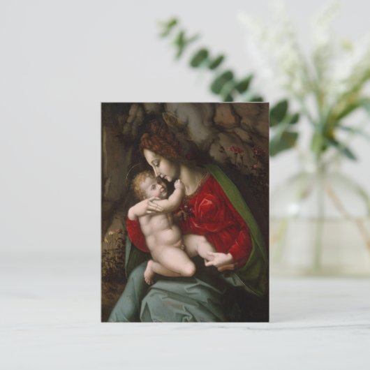 Madonna und Kind, ca. 1520 Postkarte (Stehend Vorderseite)