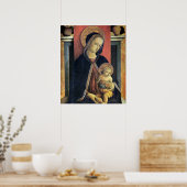 Madonna und Kind - Carlo Crivelli - c1468 Poster (Küche)