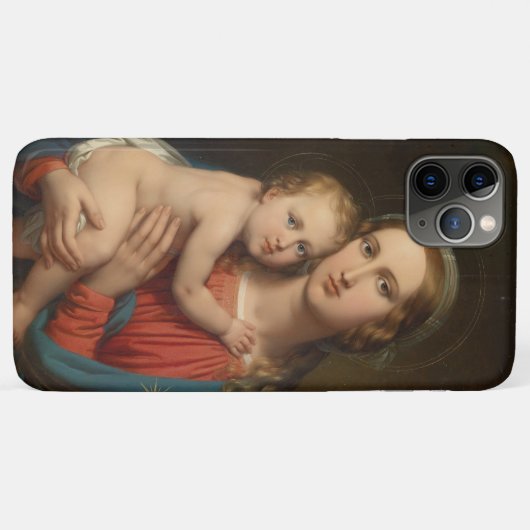 Madonna und Kind Case-Mate iPhone Hülle (Rückseite (Horizontal))