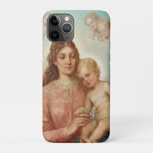 Madonna und Kind Case-Mate iPhone Hülle (Rückseite)