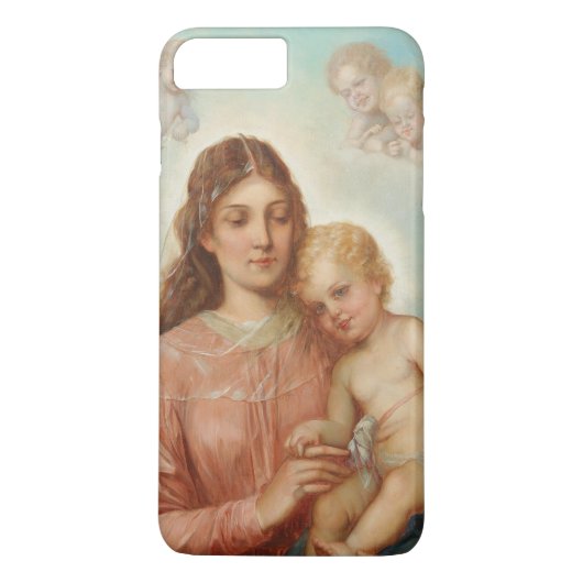Madonna und Kind Case-Mate iPhone Hülle (Rückseite)