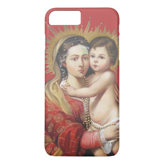 Madonna und Kind Case-Mate iPhone Hülle (Rückseite)