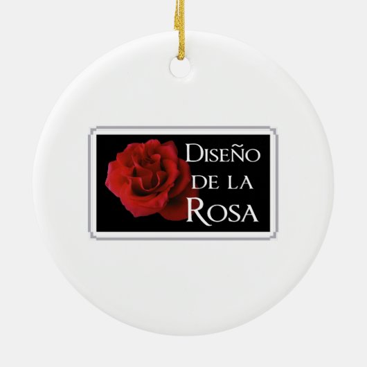 Madonna und Kind: Catalunya Keramik Ornament (Hinten)