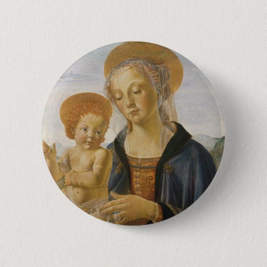 Madonna und Kind, circa 1470 Button (Vorderseite)