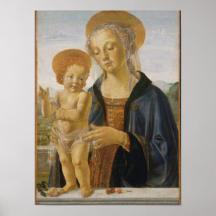 Madonna und Kind, circa 1470 Poster