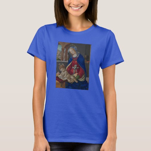 Madonna und Kind, circa 1483-4 T-Shirt (Vorderseite)