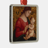 Madonna und Kind, circa 1505-07 Silbernes Ornament (Rechts)