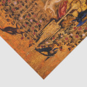 MADONNA UND KIND DER ROSE BOWER, ANGELN Weihnachte Seidenpapier (Detail)