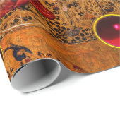 MADONNA UND KIND DER ROSE BOWER MIT ANGELN GESCHENKPAPIER (Rolleneckpunkt)