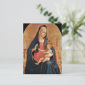 Madonna und Kind der Trauben von Fra Angelico Postkarte (Stehend Vorderseite)