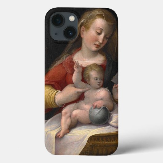 Madonna und Kind des sechzehnten Jahrhunderts Case-Mate iPhone Hülle (Rückseite)