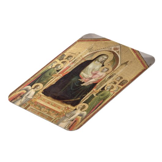 Madonna und Kind enthusironed, c.1300-03 (PRE-rest Magnet (Linke Seite)