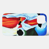 Madonna und Kind - erste Schritte 2008 Case-Mate iPhone Hülle (Rückseite (Horizontal))