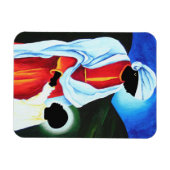 Madonna und Kind - Erste Schritte 2008 Magnet (Horizontal)